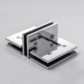FORGE SHOWER HINGE GLASS TO GLASS BACK TO BACK 10mm glass - Chrome